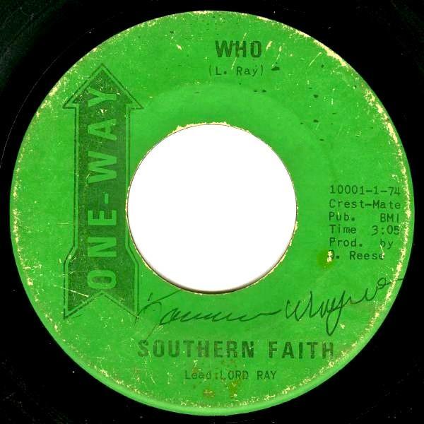 Southern Faith - Who / Crying In The Wilderness