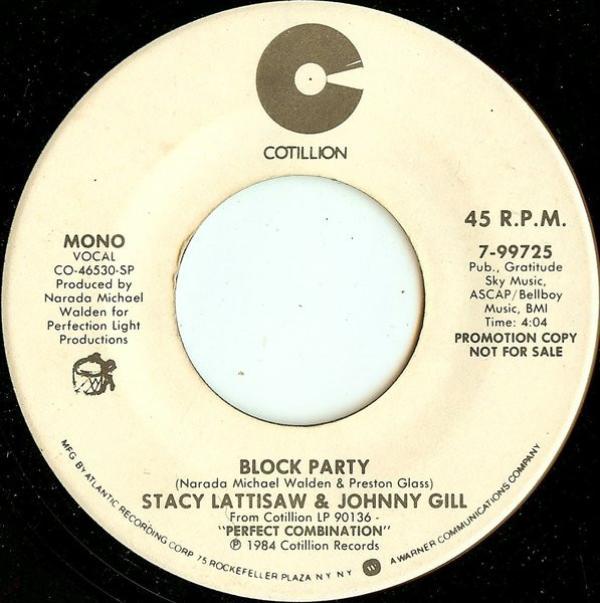 Stacy Lattisaw, Johnny Gill - Block Party