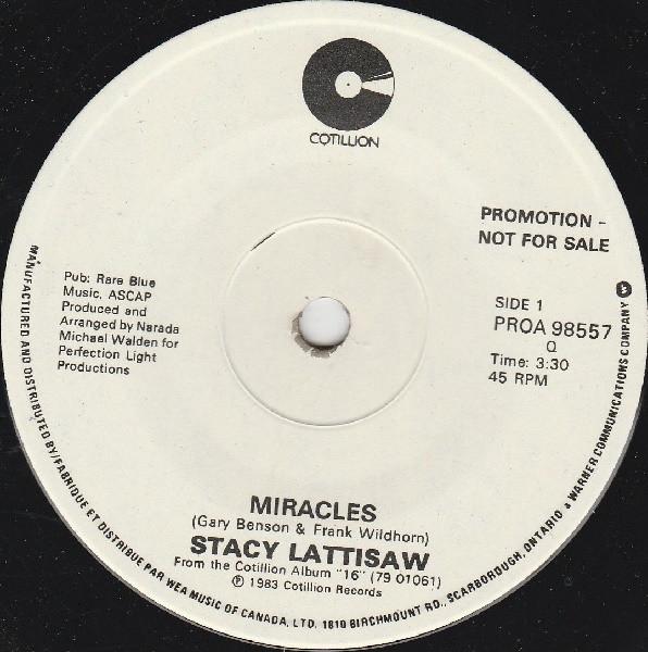 Stacy Lattisaw - Miracles / Black Pumps And Pink Lipstick