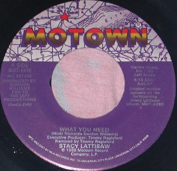 Stacy Lattisaw - What You Need