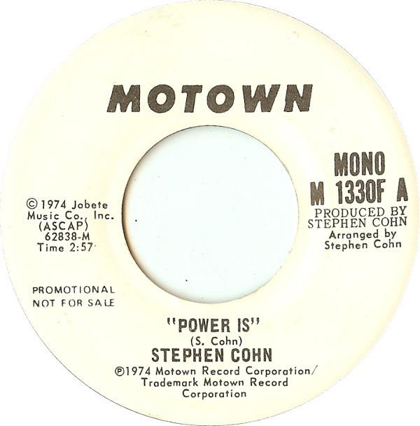 Stephen Cohn - Power Is
