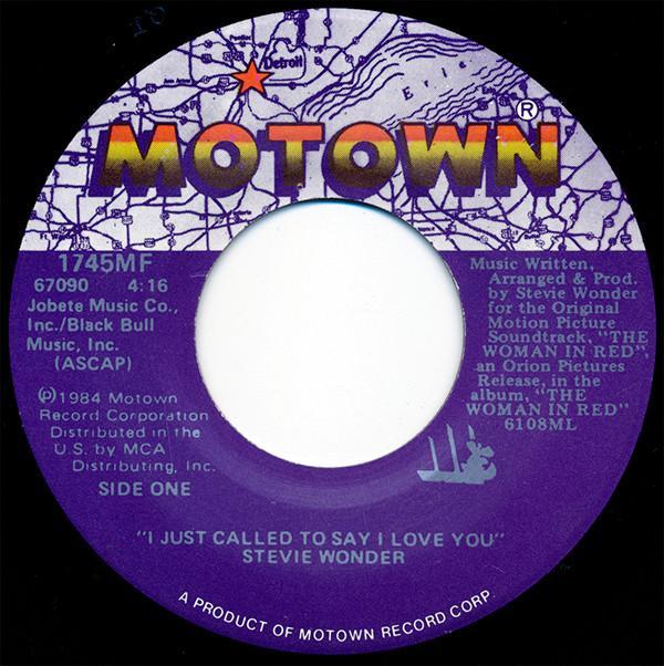 Stevie Wonder - I Just Called To Say I Love You