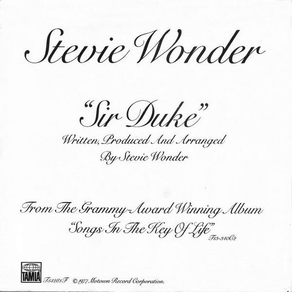 Stevie Wonder - Sir Duke / He's Misstra Know-It-All