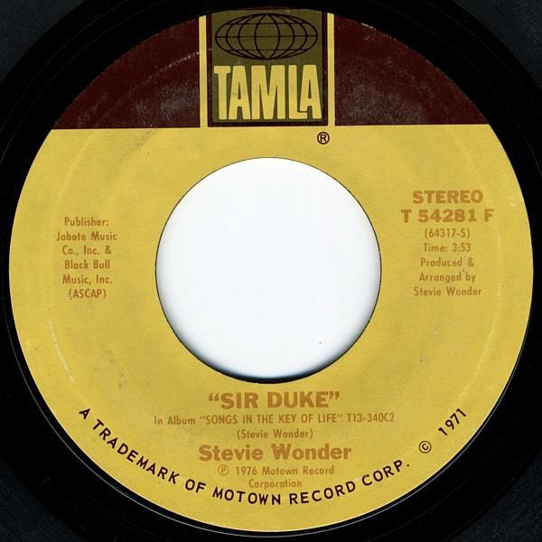 Stevie Wonder - Sir Duke / He's Misstra Know-It-All