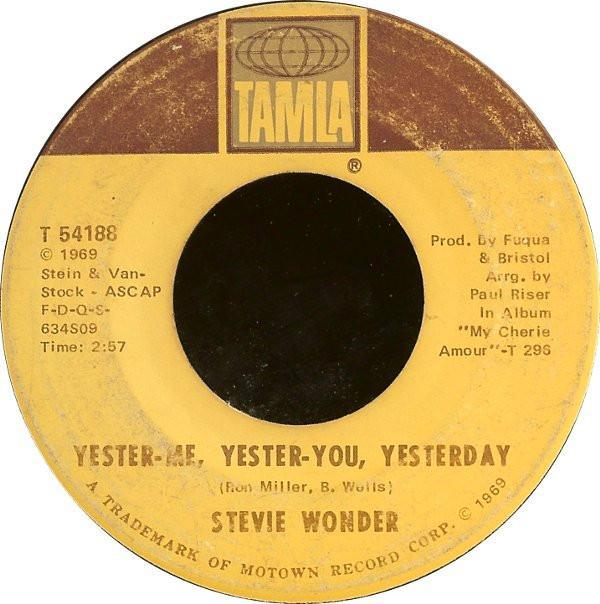 Stevie Wonder - Yester-Me, Yester-You, Yesterday