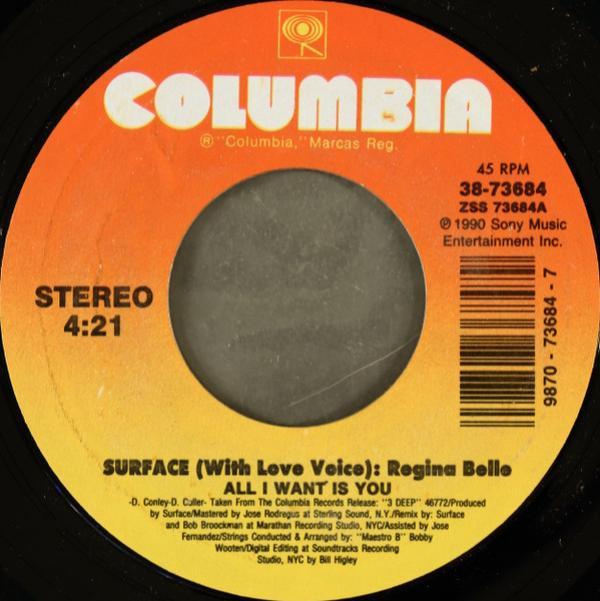 Surface, Regina Belle - All I Want Is You