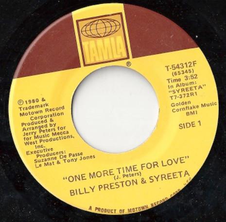 Syreeta, Billy Preston - One More Time For Love
