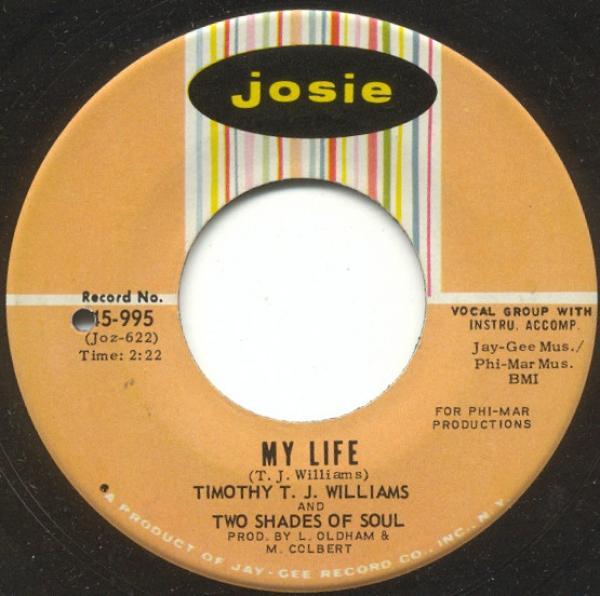 T.J. Williams & Two Shades Of Soul - My Life / Coming Back To Miami