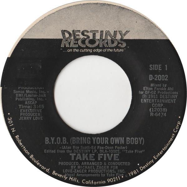 Take Five - B.Y.O.B. (Bring Your Own Body)