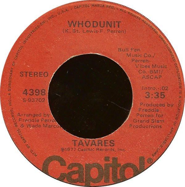 Tavares - Whodunit / Fool Of The Year