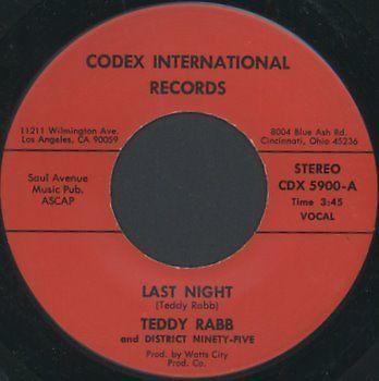 Ted Rabb, The District Ninety Five - Last Night