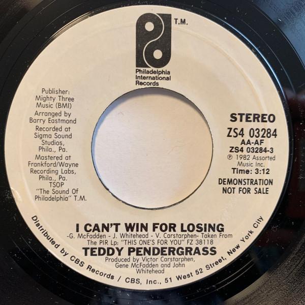 Teddy Pendergrass - I Can't Win For Losing