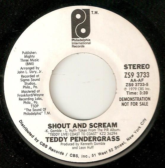 Teddy Pendergrass - Shout And Scream