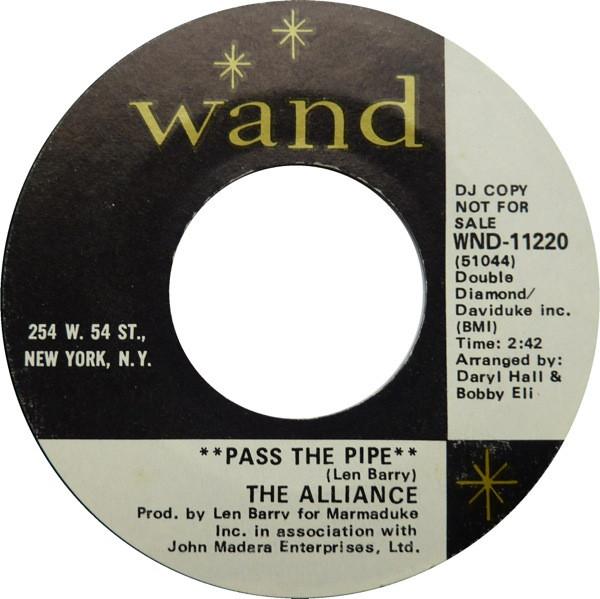 The Alliance (3) - Pass The Pipe / Cupid's Holding