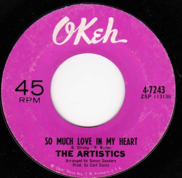 The Artistics - Loveland / So Much Love In My Heart