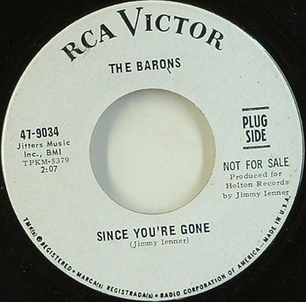 The Barons (14) - Since You're Gone / My Smile Is Bigger (Than Your Smile)