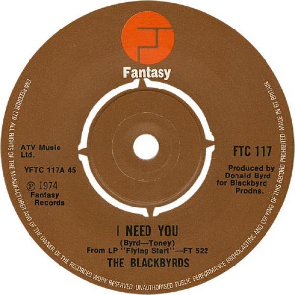 The Blackbyrds - I Need You