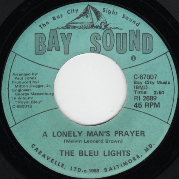 The Bleu Lights - Bony Moronie / A Lonely Man's Prayer