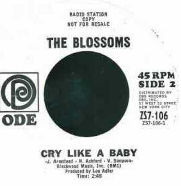 The Blossoms - Wonderful / Cry Like A Baby
