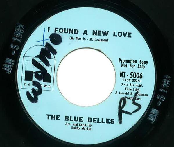 The Blue Belles - I Found A New Love / Pitter Patter