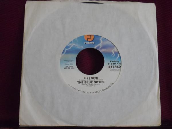 The Blue Notes - All I Need