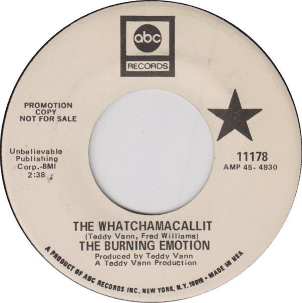 The Burning Emotions - The Whatchamacallit
