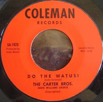 The Carter Brothers - Do The Watusi / Consider Yourself