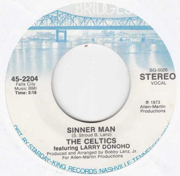 The Celtics (3), Larry Donoho - Sinner Man