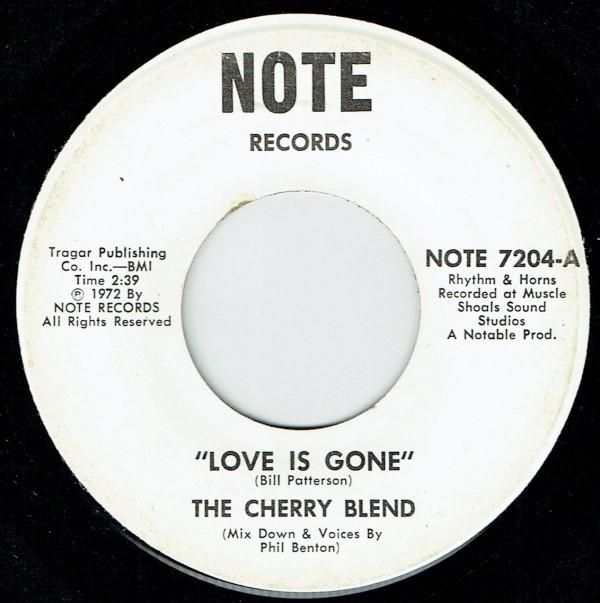 The Cherry Blend - Love Is Gone / Warning Of Danger