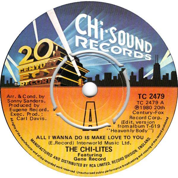 The Chi-Lites, Eugene Record - All I Wanna Do Is Make Love To You