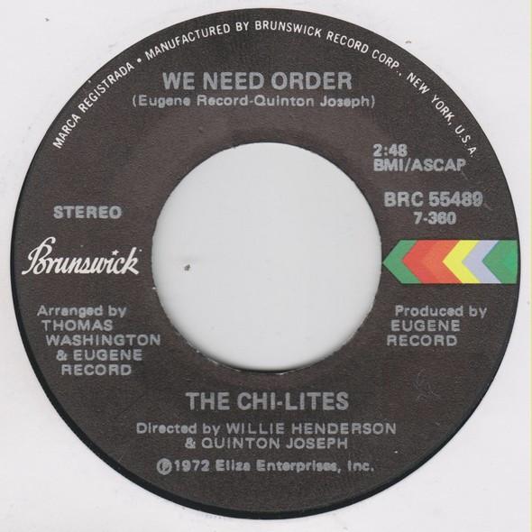 The Chi-Lites - We Need Order