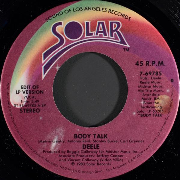 The Deele - Body Talk
