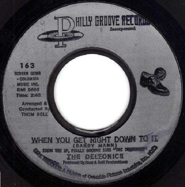The Delfonics - When You Get Right Down To It / I Gave To You