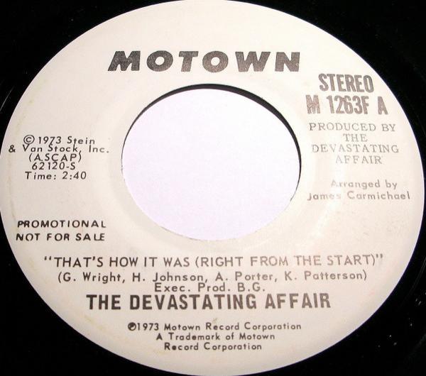 The Devastating Affair - That's How It Was (Right From The Start)