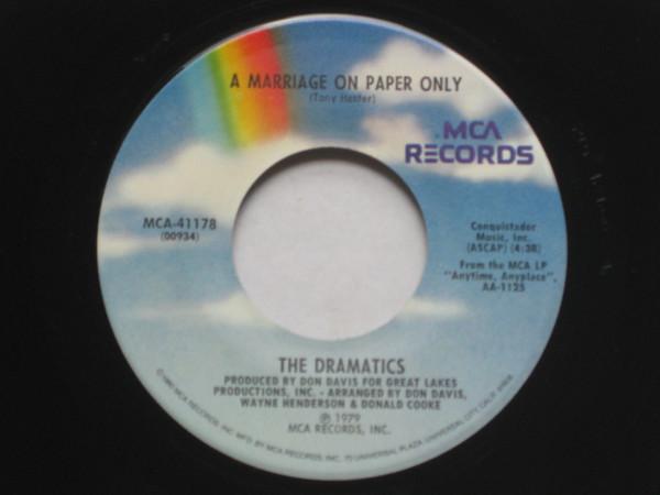 The Dramatics - Welcome Back Home / A Marriage On Paper Only