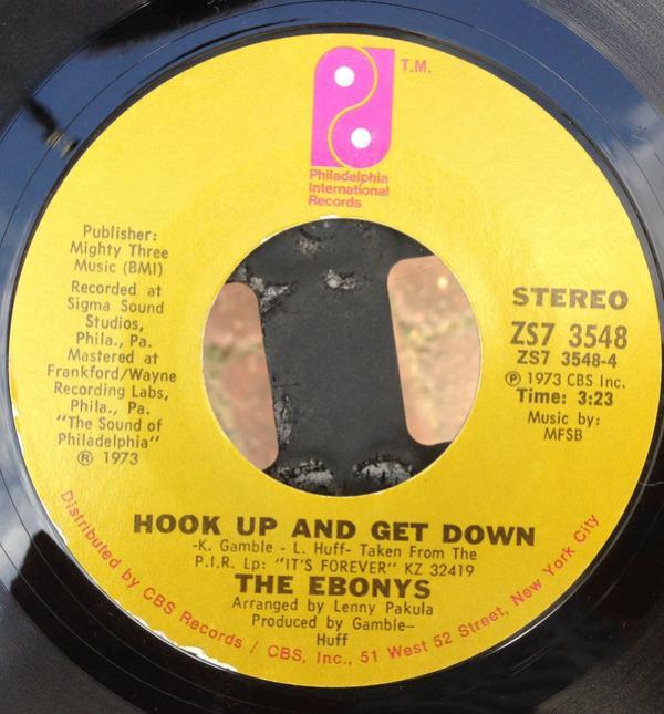 The Ebonys - Hook Up And Get Down / Life In The Country