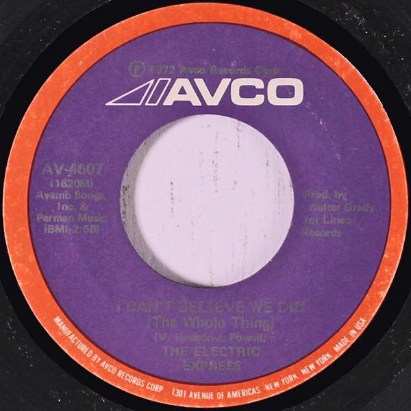 The Electric Express - I Can't Believe We Did (The Whole Thing)