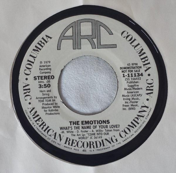 The Emotions - What's The Name Of Your Love?