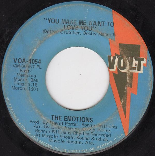 The Emotions - You Make Me Want To Love You
