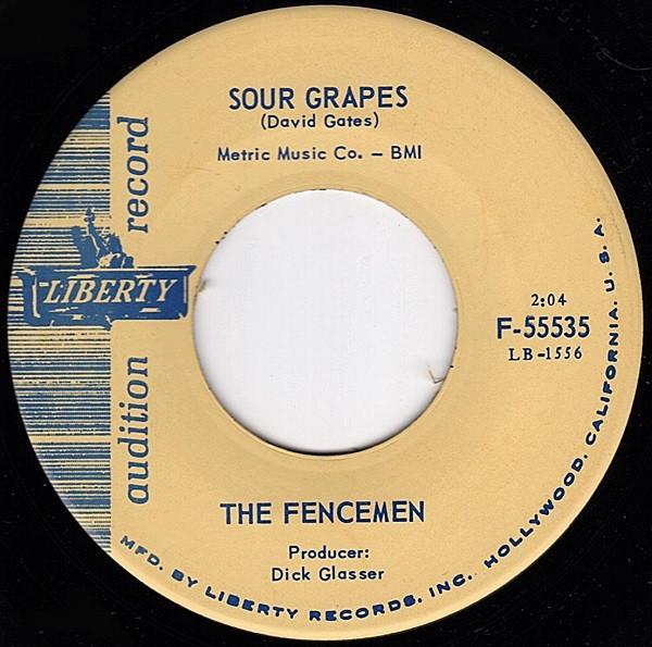 The Fencemen - Sour Grapes / Sunday Stranger