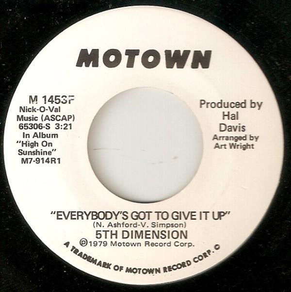 The Fifth Dimension - Everybody's Got To Give It Up