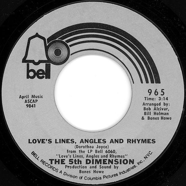 The Fifth Dimension - Love's Lines, Angles And Rhymes