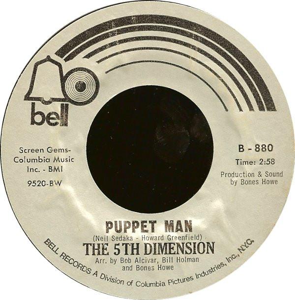 The Fifth Dimension - Puppet Man / A Love Like Ours
