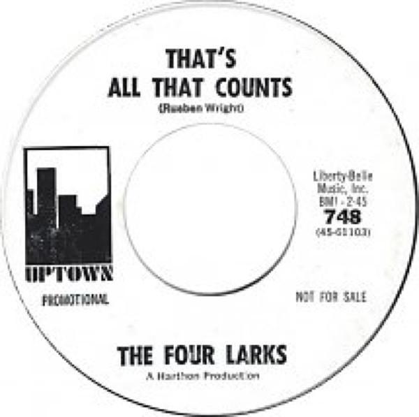 The Four Larks - You And Me / That's All That Counts