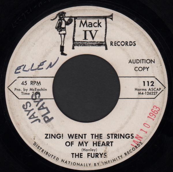 The Furys (13) - Zing! Went The Strings Of My Heart / Never More