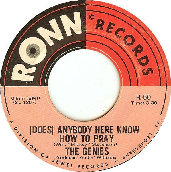The Genies (3) - (Does) Anybody Here Know How To Pray