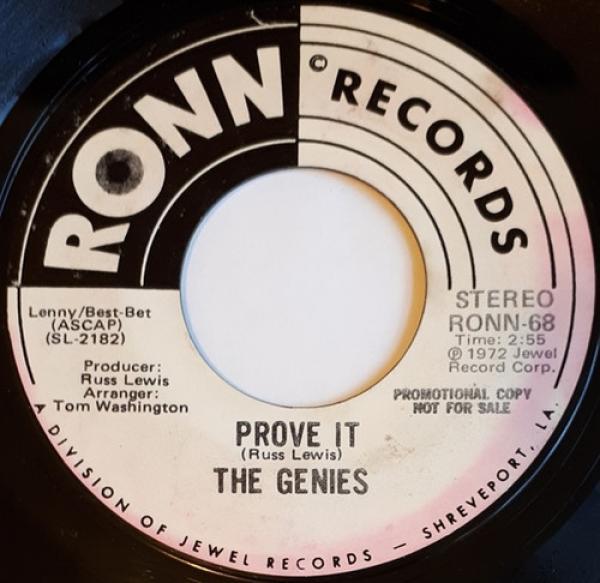 The Genies (3) - Prove It / Know What To Do When You Get It