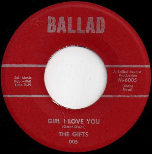 The Gifts - Girl I Love You