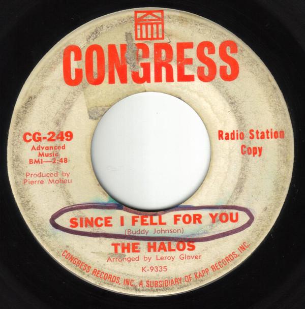 The Halos (3) - Since I Fell For You / You're Never Gonna Find