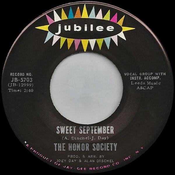 The Honor Society - Sweet September / Condition Red